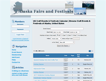 Tablet Screenshot of alaskafairsandfestivals.com